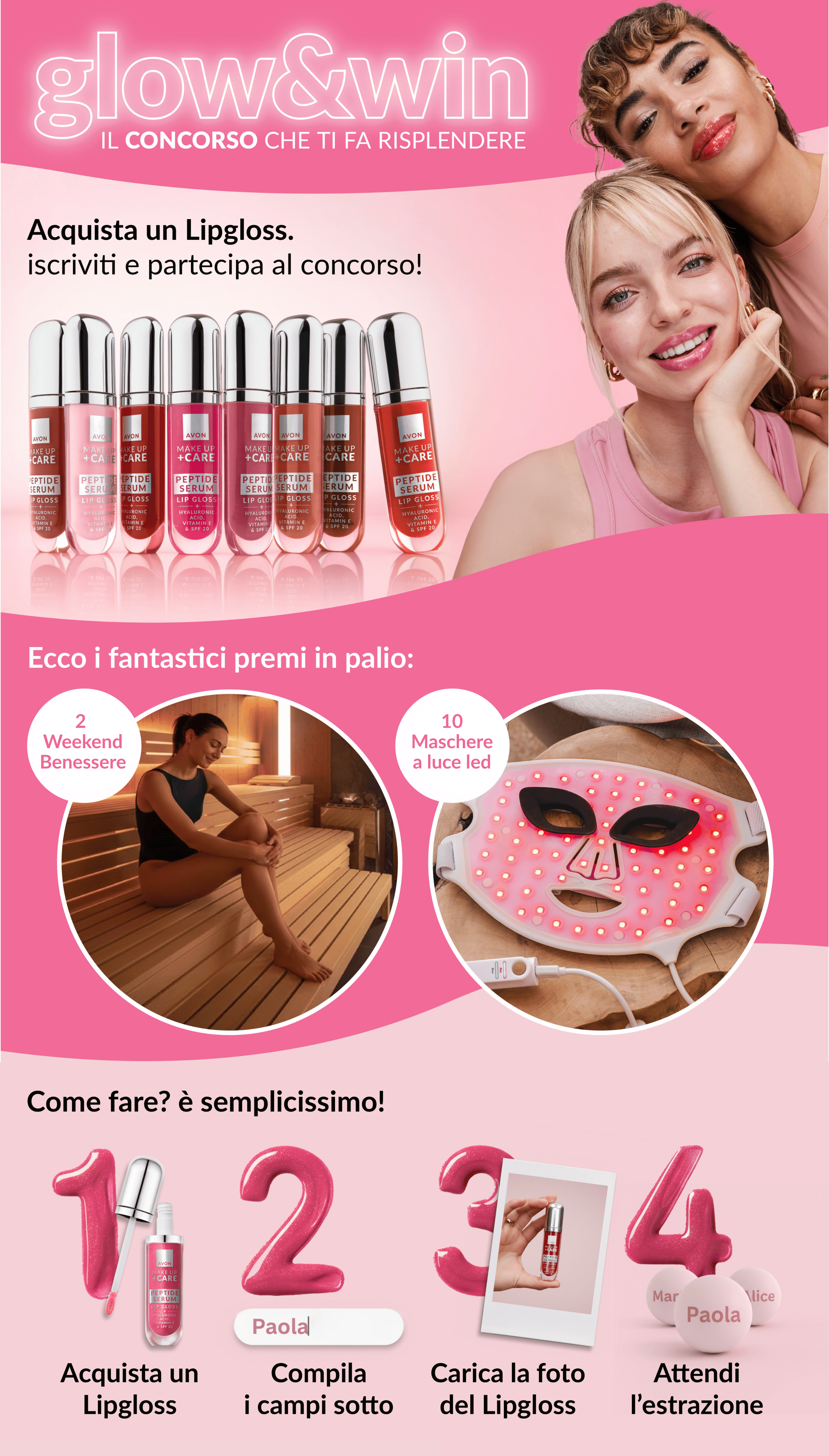 Promotional image for Avon contest