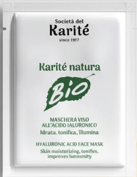 Maschera Viso Idratante con Acido Ialuronico e Burro di Karité - Società del Karitè Maschera Viso Idratante con Acido Ialuronico e Burro di Karité - Società del Karitè